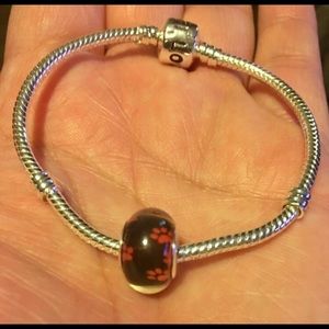 New, Paw Print Bracelet (small) 17 cm